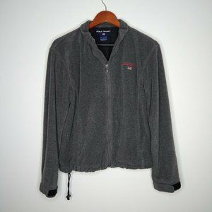 Vintage Polo Sport Ralph Lauren Full Zip Gray Fleece Jacket Women's Small